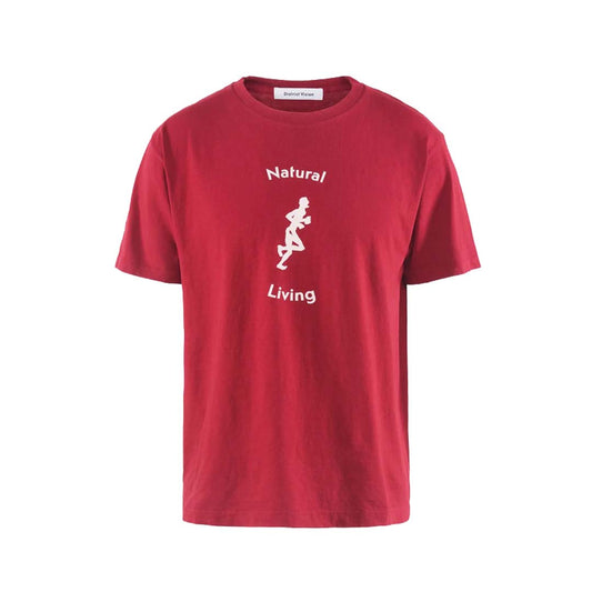 District Vision - California Cotton Tee - Red Living - Men's