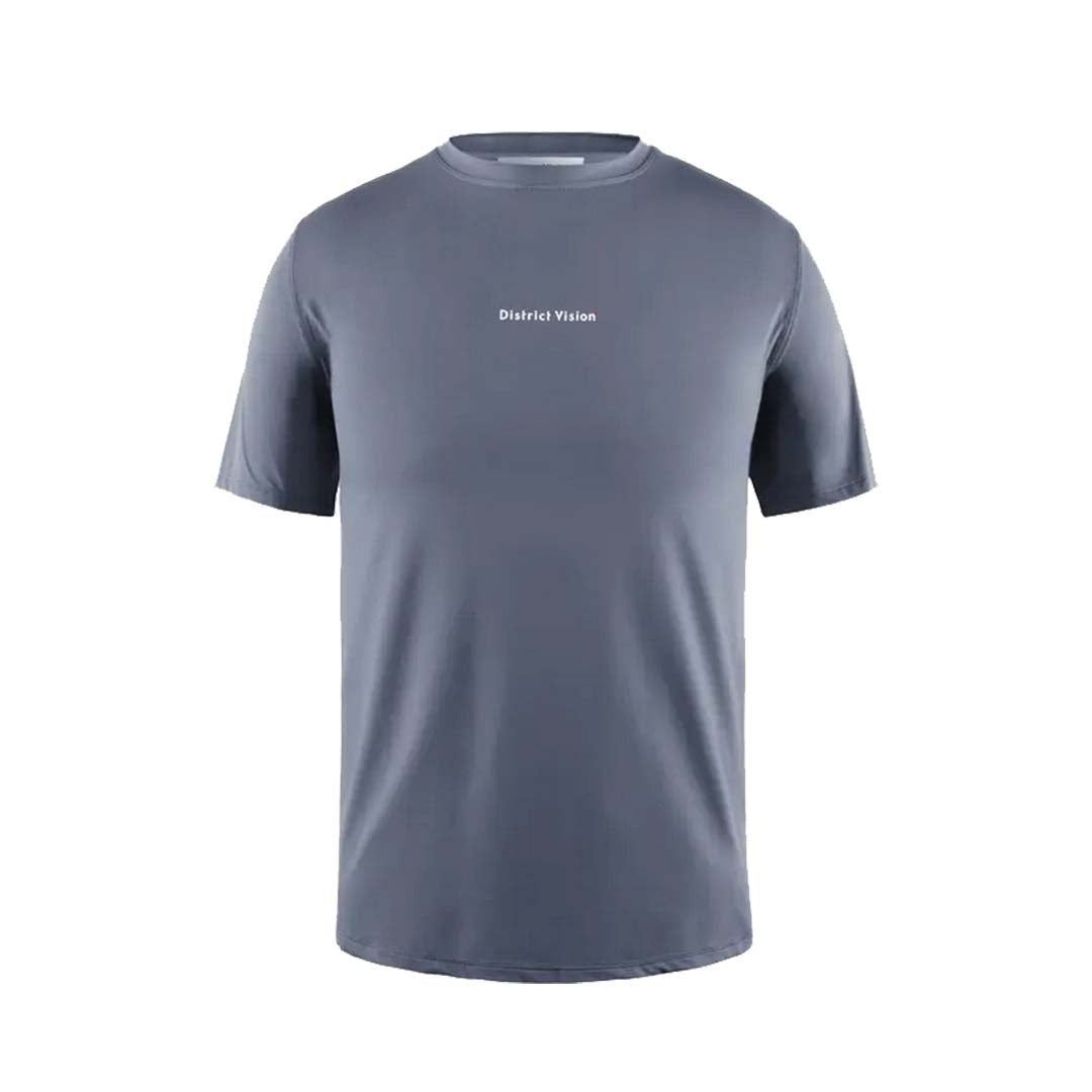 District Vision - Ultralight Aloe Short Sleeve Tee - Marine - Men's