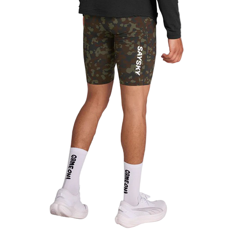 Saysky - Camo Combat+ Short Tights 9" - Brown - Men's