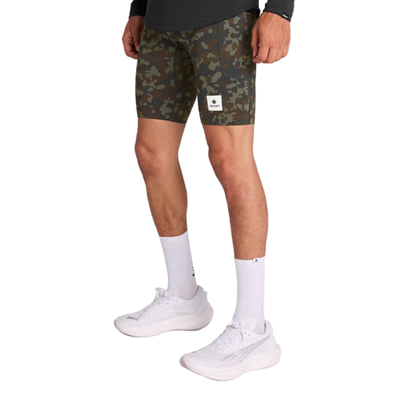 Saysky - Camo Combat+ Short Tights 9" - Brown - Men's