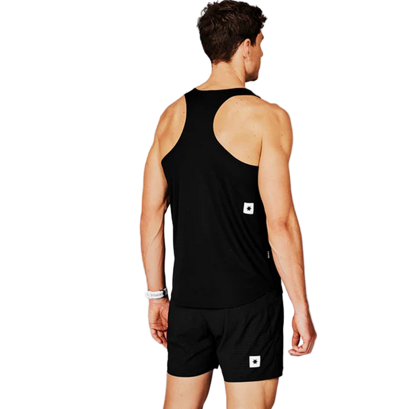 Saysky - Logo Flow Singlet - Black - Men's