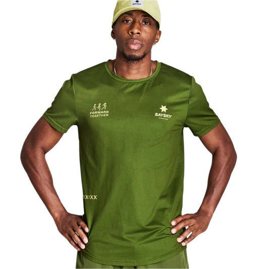 Saysky - Statement Combat T-shirt - Green - Men's