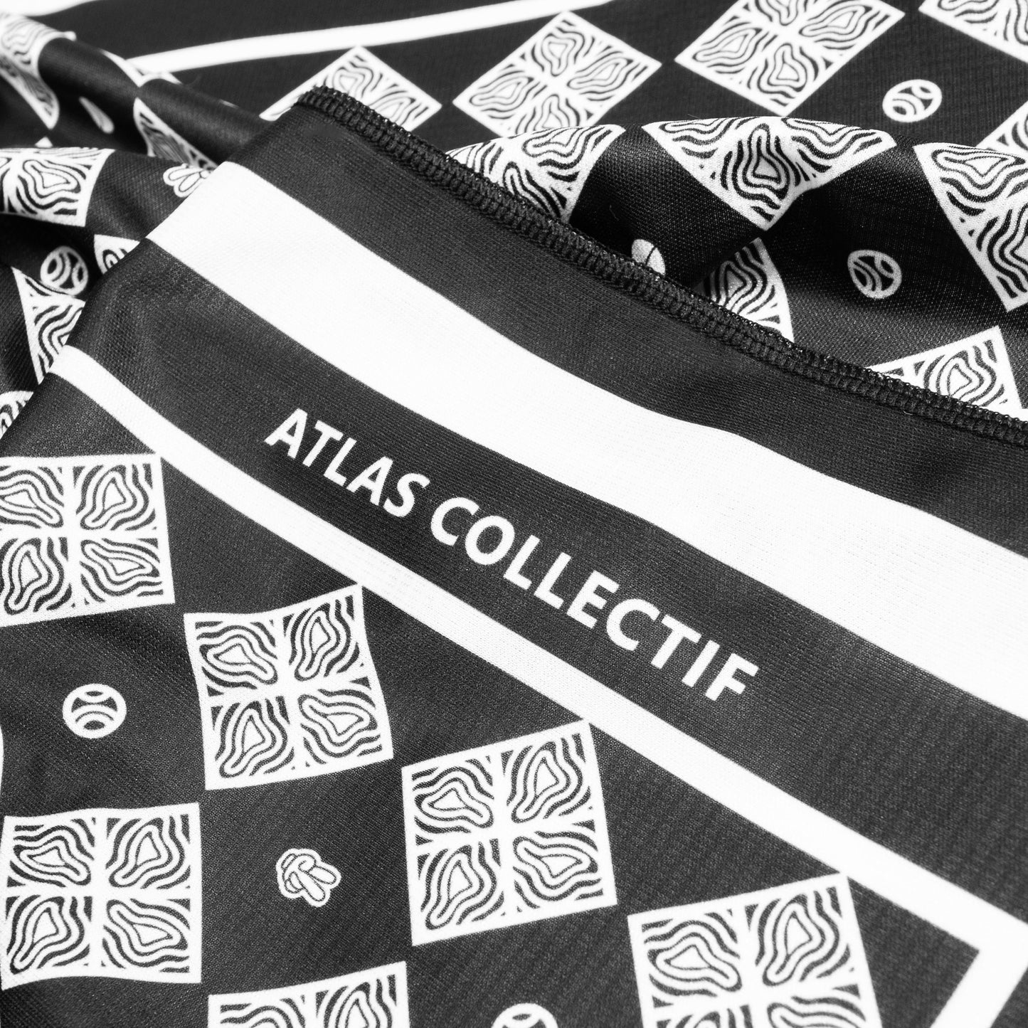 Atlas Collectif - Wadi Shemagh Running Bandana - Black