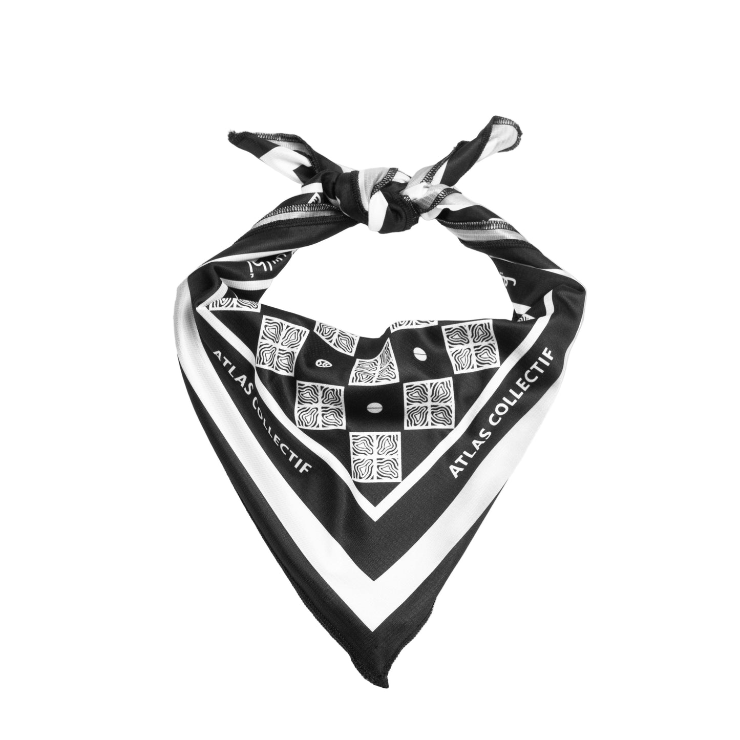 Atlas Collectif - Wadi Shemagh Running Bandana - Black