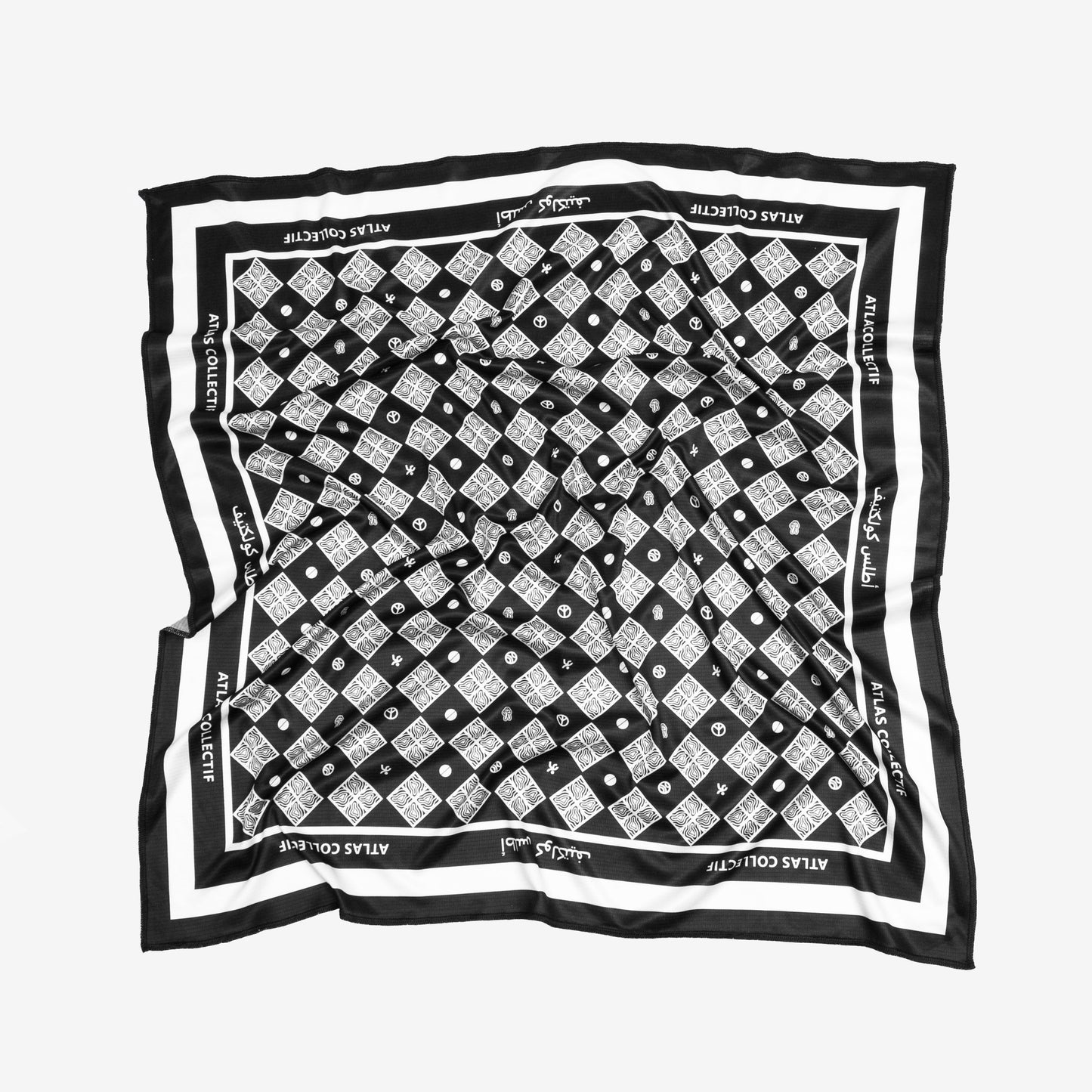 Atlas Collectif - Wadi Shemagh Running Bandana - Black